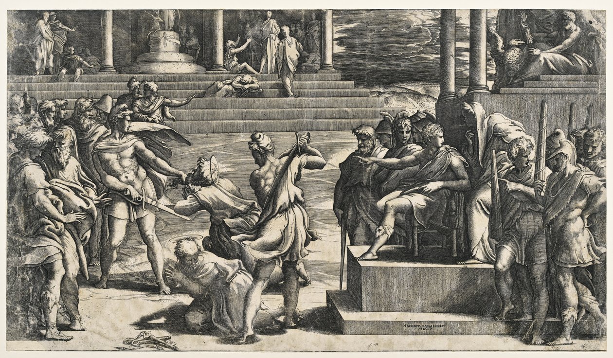 Męczeństwo św. Piotra i św. Pawła autorstwa Parmigianino