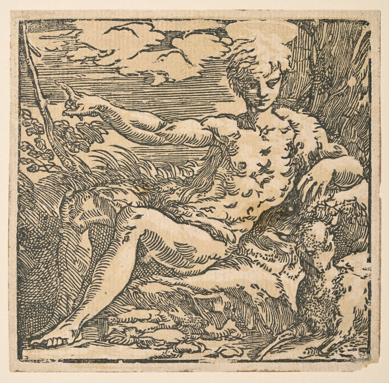 Św. Jan Chrzciciel na pustyni autorstwa Parmigianino