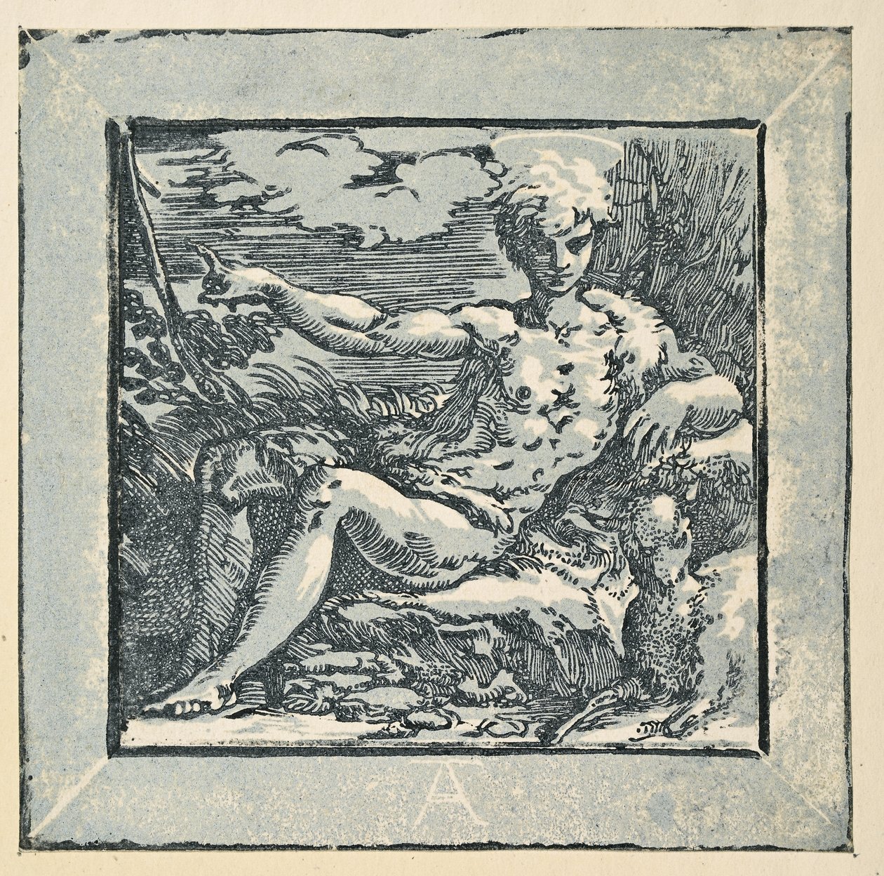 Św. Jan Chrzciciel na pustyni autorstwa Parmigianino