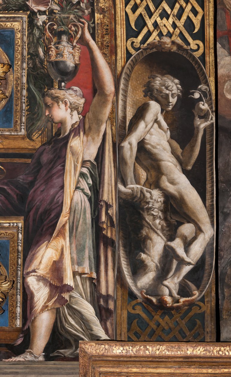 Trzy mądre panny i trzy głupie dziewice autorstwa Parmigianino