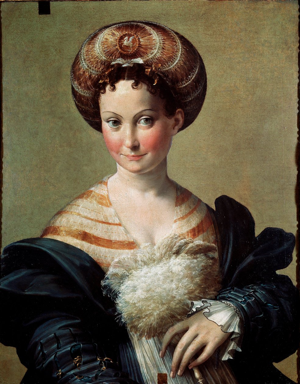 Ulubiony lub turecki niewolnik Obraz Francesco Mazzola Il Parmigianino zwany Parmezanem (1503-1540) ok. 1530 r. niedz 67x53 cm Parma, Galeria Narodowa autorstwa Parmigianino