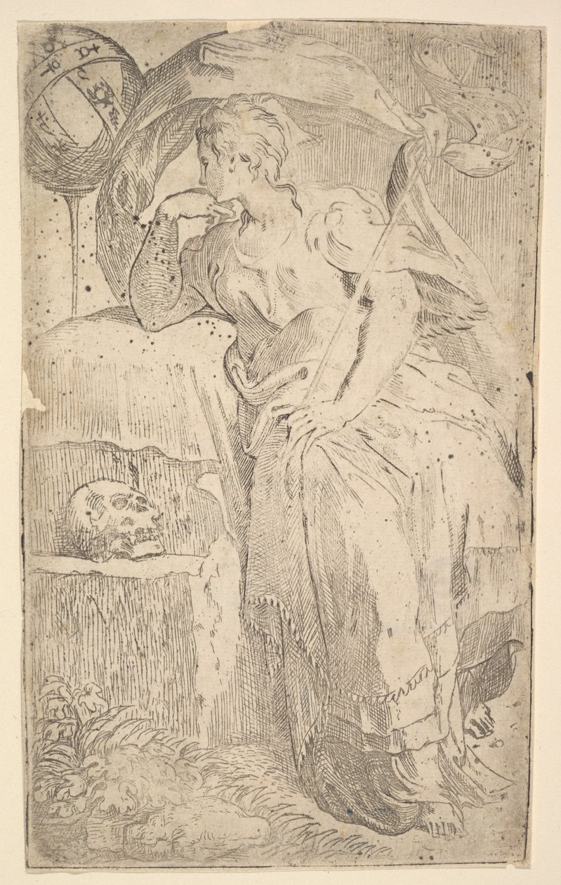 Astrologia, początek XVI wieku. autorstwa Parmigianino