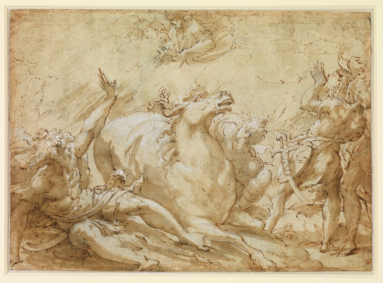 Nawrócenie św. Pawła autorstwa Parmigianino