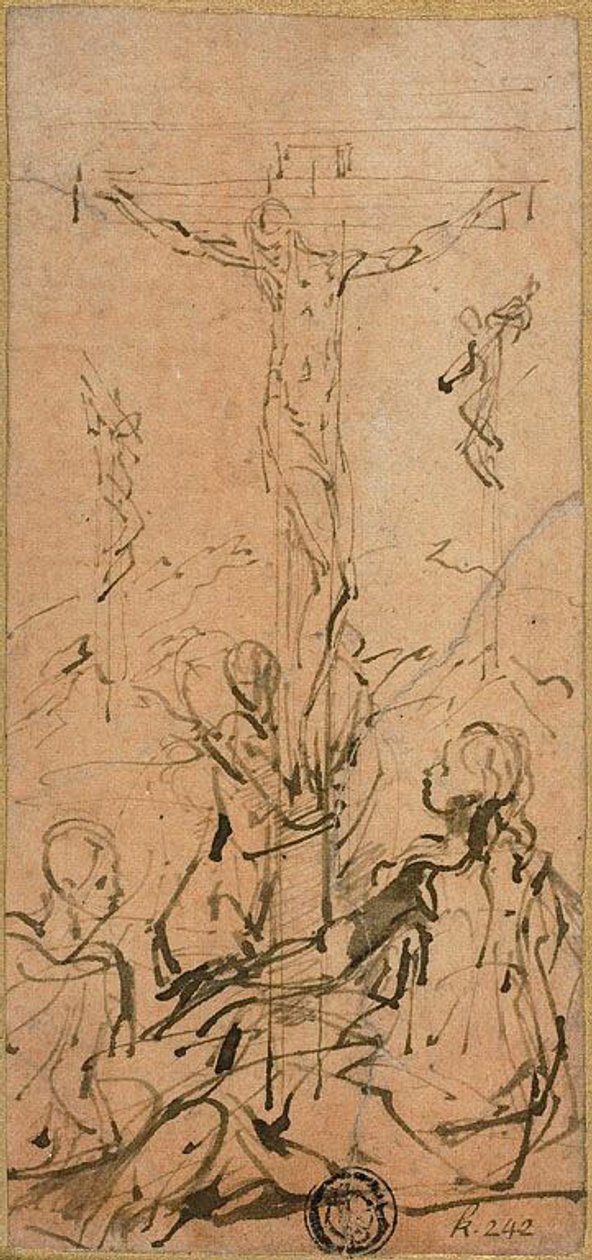 Ukrzyżowanie autorstwa Parmigianino