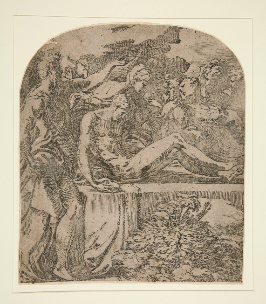 Pogrzeb Chrystusa / Złożenie do grobu autorstwa Parmigianino