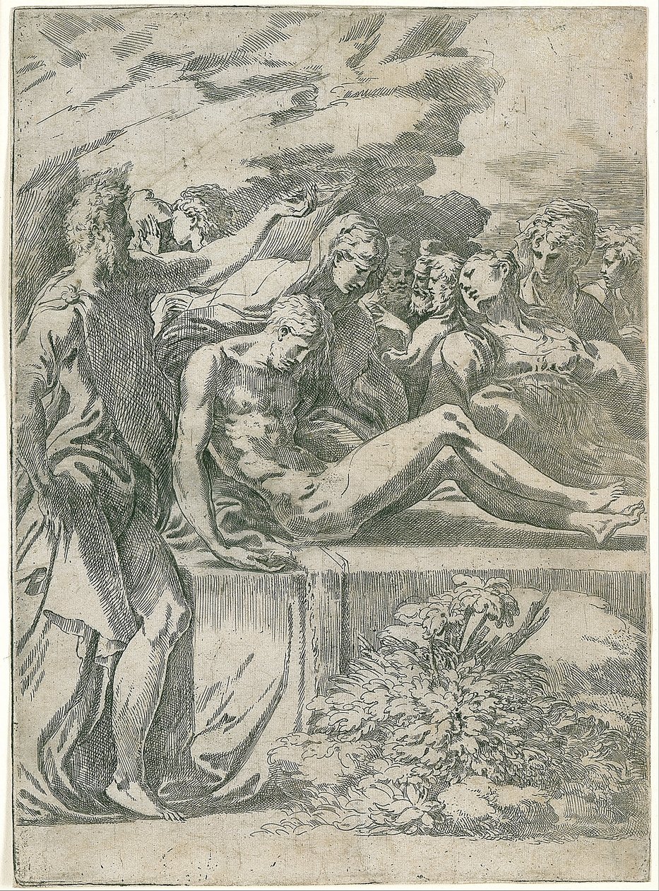 Pochówek Chrystusa autorstwa Parmigianino
