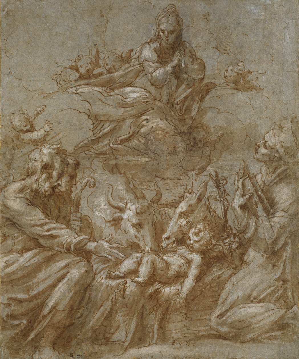 Narodzenia Pańskiego, ok. 1520 r. autorstwa Parmigianino
