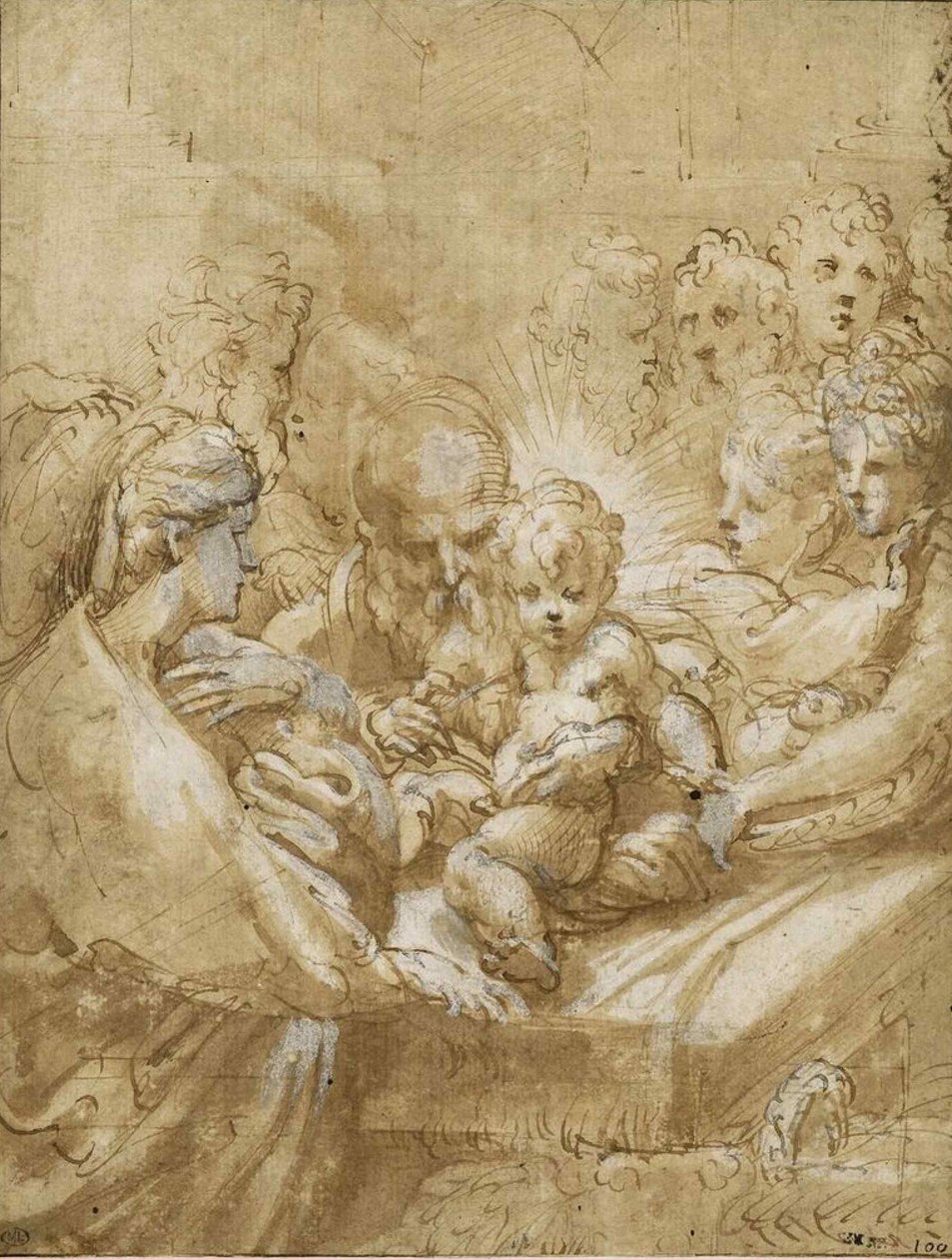 Obrzezanie, pierwsza połowa XVI w. autorstwa Parmigianino