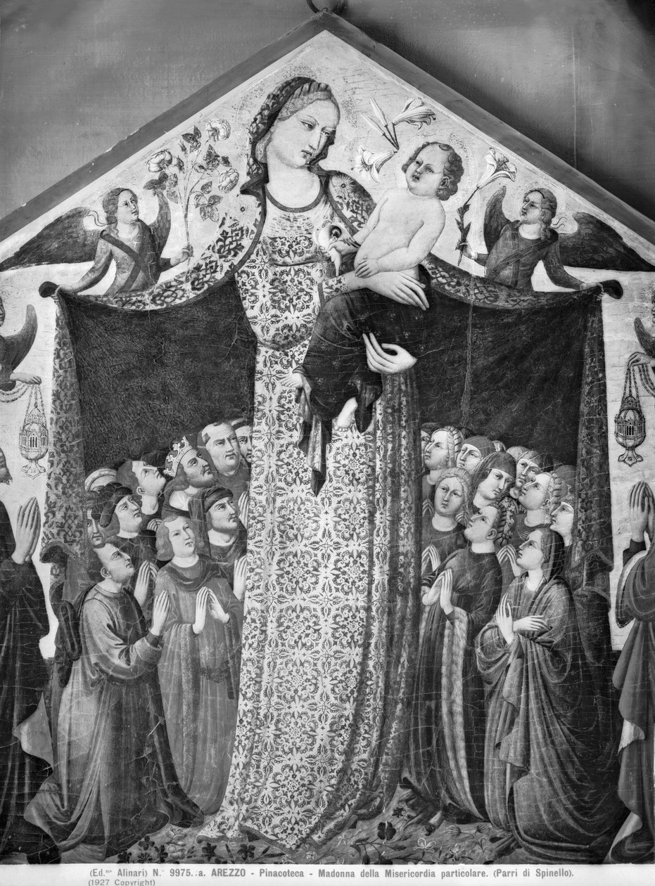 Madonna Miłosierdzia, ok. 1428 (świeża) autorstwa Parri Spinelli