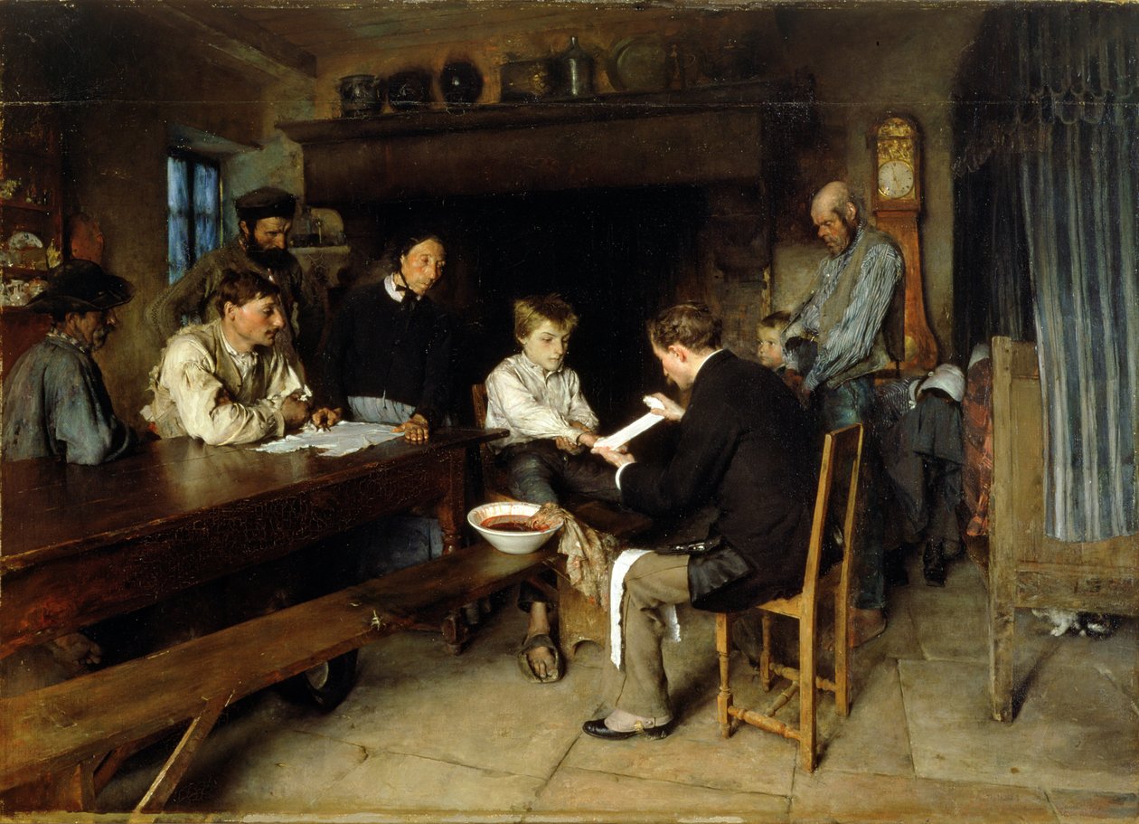 Wypadek, 1879 r. autorstwa Pascal Adolphe Jean Dagnan Bouveret