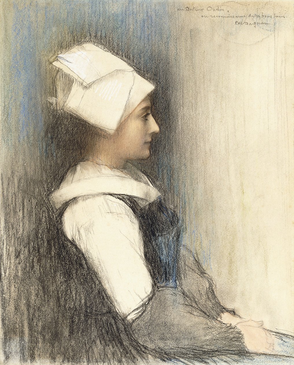 Bretońska dziewczyna, autorstwa Pascal Adolphe Jean Dagnan Bouveret