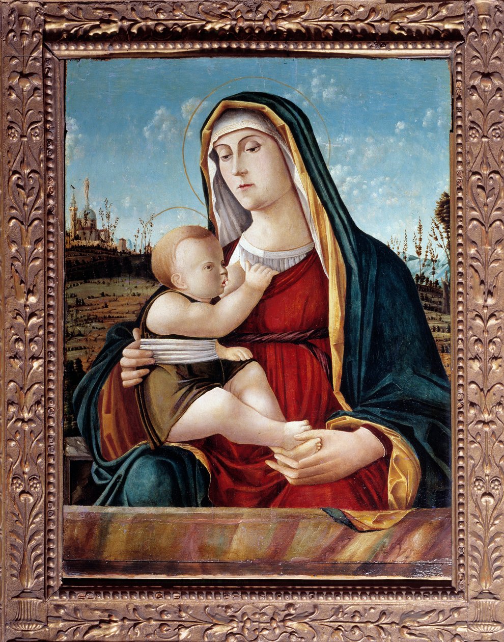 Madonna del Latte (malarstwo, ok. 1496-1504) autorstwa Pasqualina da Venezia