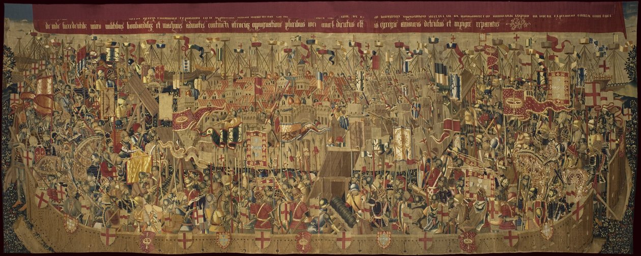 Gobeliny Pastrana, produkcja Tournai, prawdopodobnie z warsztatu Passchiera Greniera, ok. 1471-1475 (gobelin) autorstwa Pasquier (workshop of) Grenier