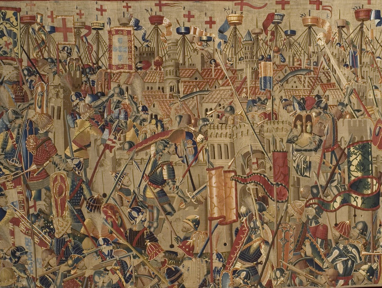 Gobeliny Pastrana, produkcja Tournai, prawdopodobnie z warsztatu Passchiera Greniera, ok. 1471-1475 (gobelin) autorstwa Pasquier (workshop of) Grenier