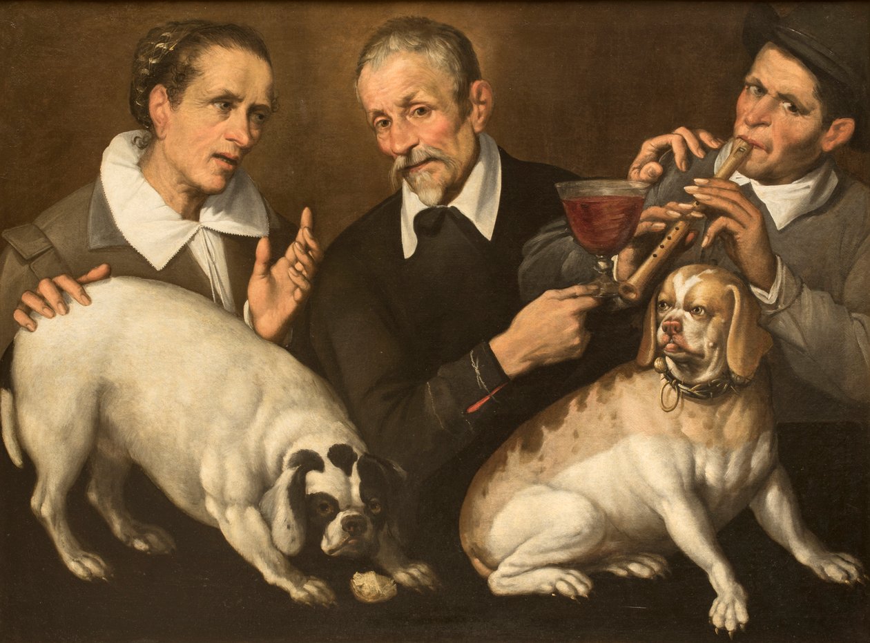 Gracz Zufolo, 1585-1590. autorstwa Passerotti