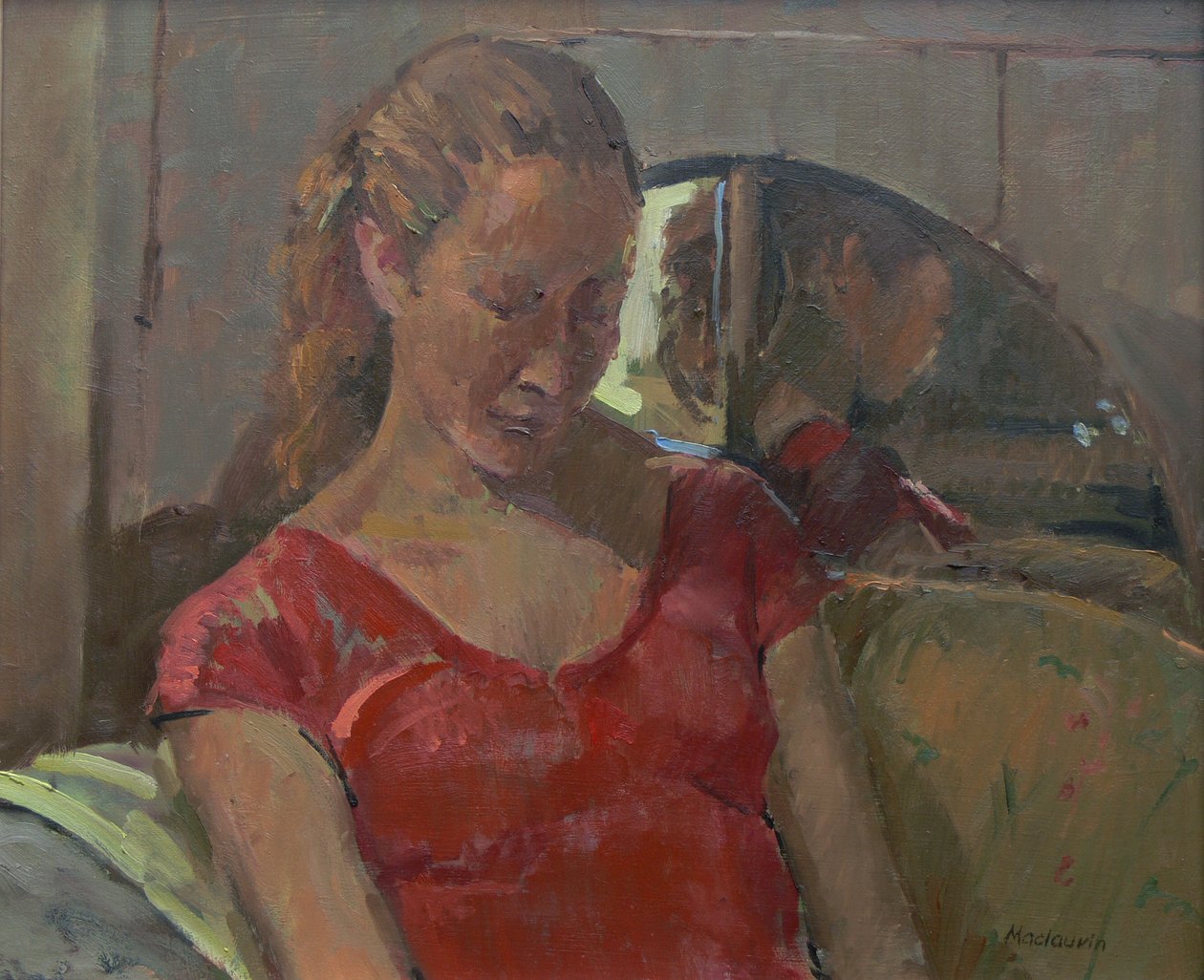 Przy starym lustrze, 2009 autorstwa Pat Maclaurin