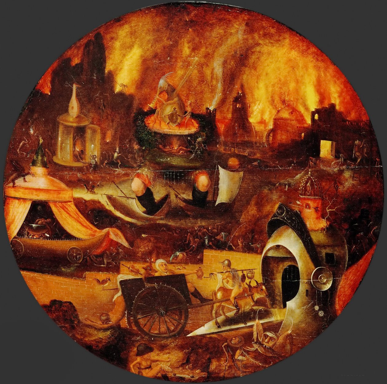 Piekło, ok. 1545 autorstwa Patinier