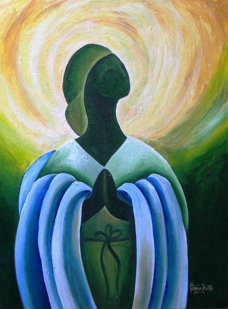 Boska łaska, 2011 (akryl na płótnie) autorstwa Patricia Brintle