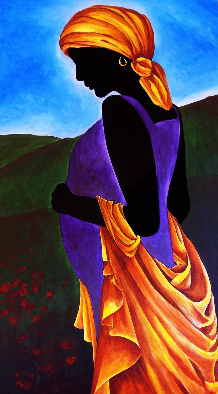 Oczekiwanie, 2008 (akryl na masonicie) autorstwa Patricia Brintle