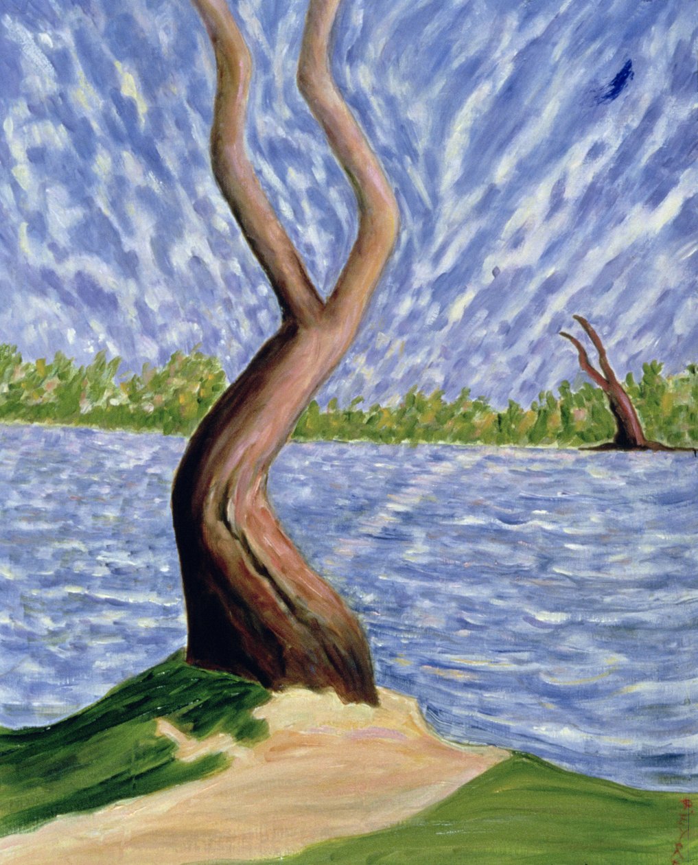Sfrustrowana Miłość (olej na lnie) autorstwa Patricia Contemporary Artist Eyre