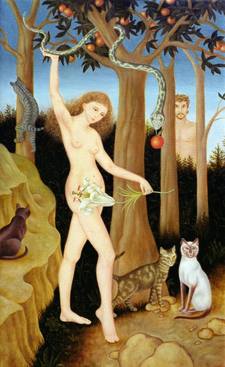Adam i Ewa, 1990 autorstwa Patricia OBrien
