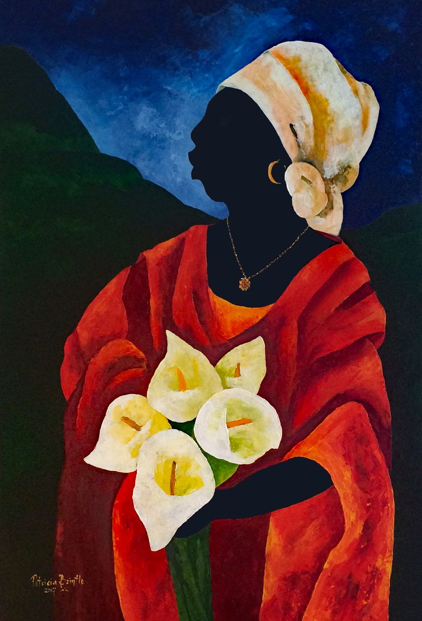 Callas five, 2017 (akryl na płótnie) autorstwa Patricia Brintle