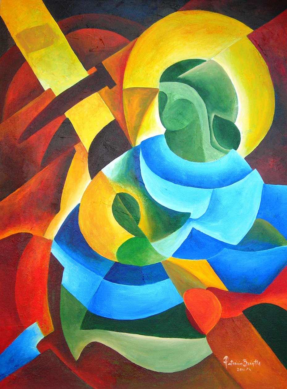 Madonna z Dzieciątkiem od Krzyża, 2011 autorstwa Patricia Brintle