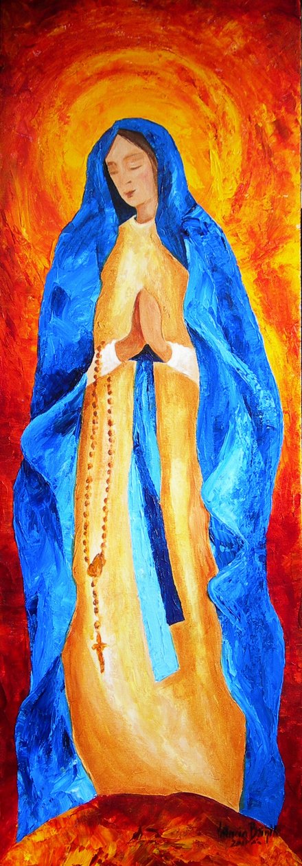 Madonna Różańcowa, 2011 autorstwa Patricia Brintle