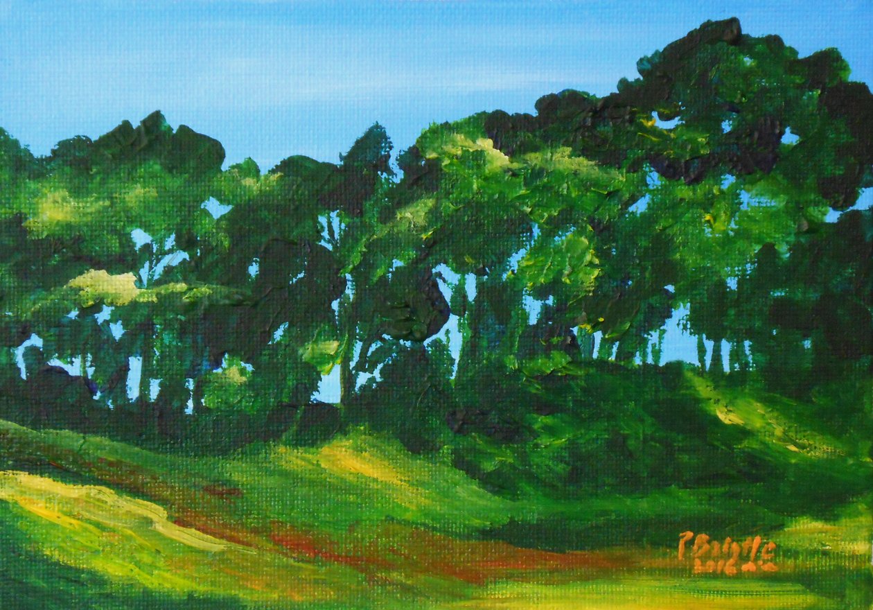 Soubois in Marmolade, 2016 (akryl na tablicy artystycznej) autorstwa Patricia Brintle