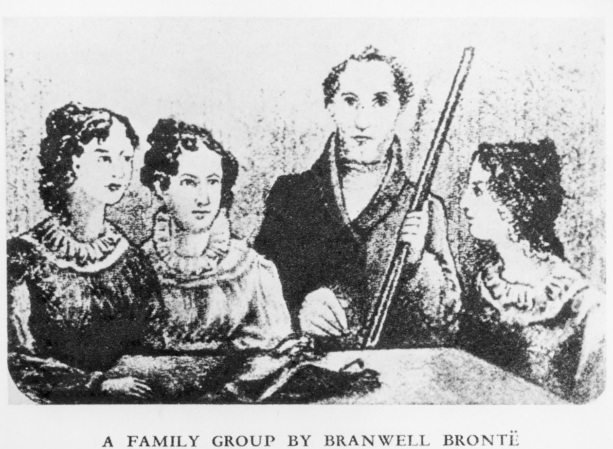 Rodzina Bronte autorstwa Patrick Branwell Bronte