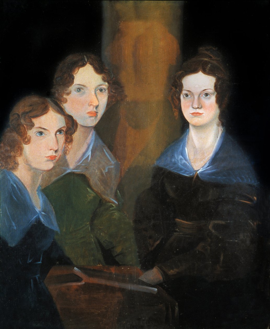 Portret trzech sióstr Bronte: Charlotte Bronte autorstwa Patrick Branwell Bronte