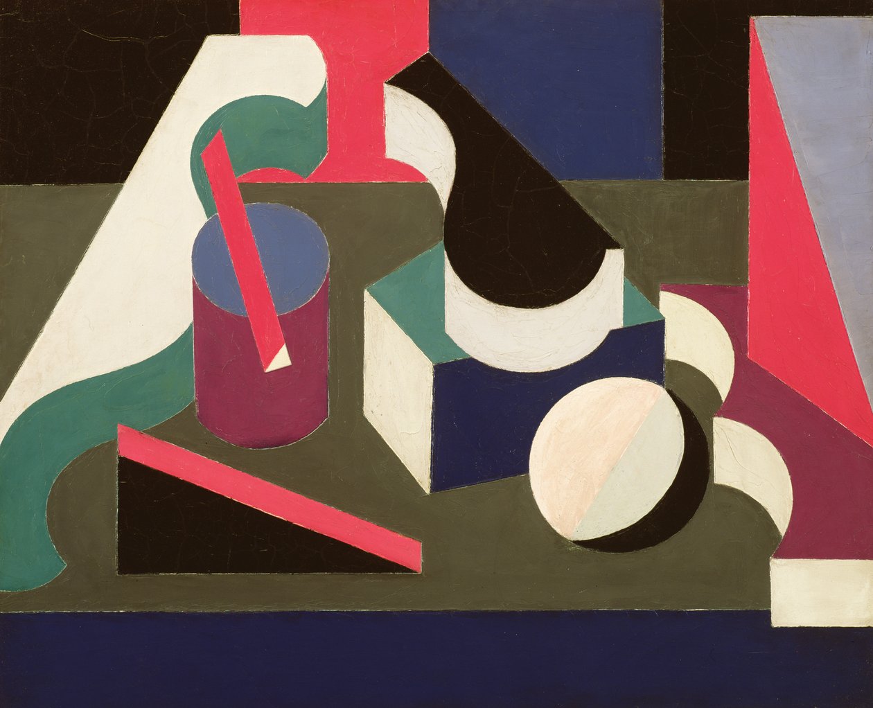 Formy, 1918-19 (olej i grafit na płótnie) autorstwa Patrick Henry Bruce