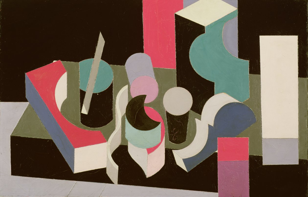Peinture Nature Morte, 1919 (olej i ołówek na płótnie) autorstwa Patrick Henry Bruce