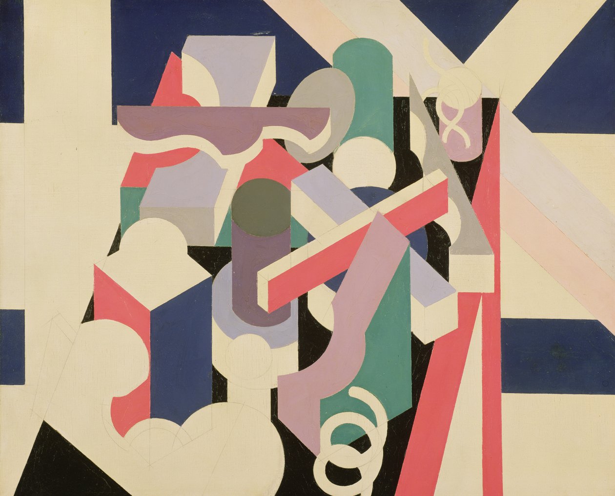 PeintureNature Morte, 1923-24 (olej i ołówek na płótnie) autorstwa Patrick Henry Bruce