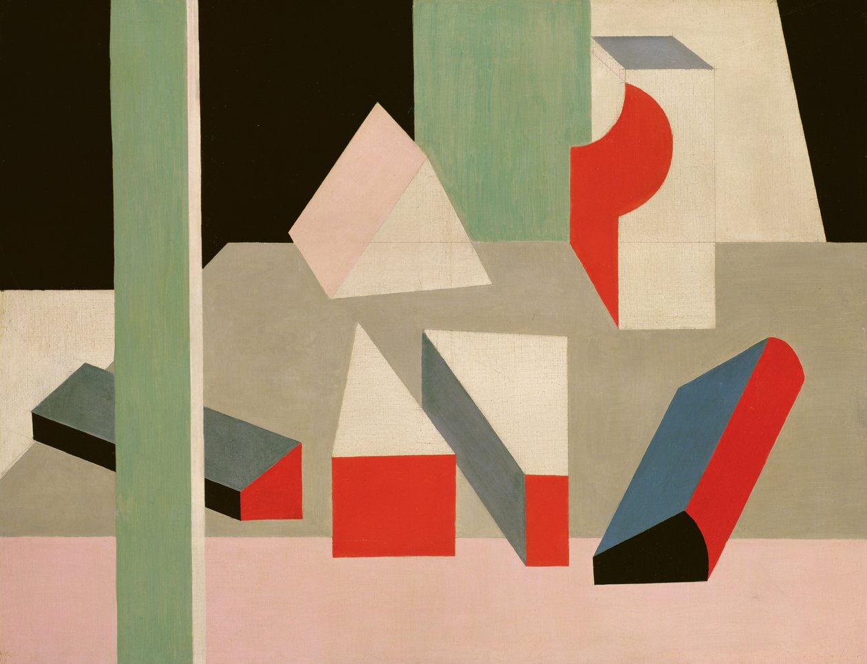 PeintureNature Morte, 1928 (olej i ołówek na płótnie) autorstwa Patrick Henry Bruce