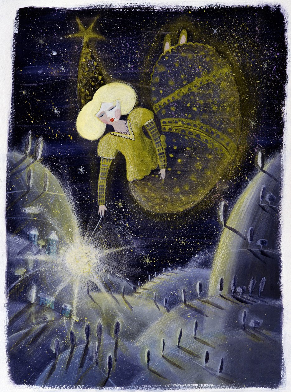 Wróżka - ilustracja autorstwa Patrizia La Porta autorstwa Patrizia La Porta
