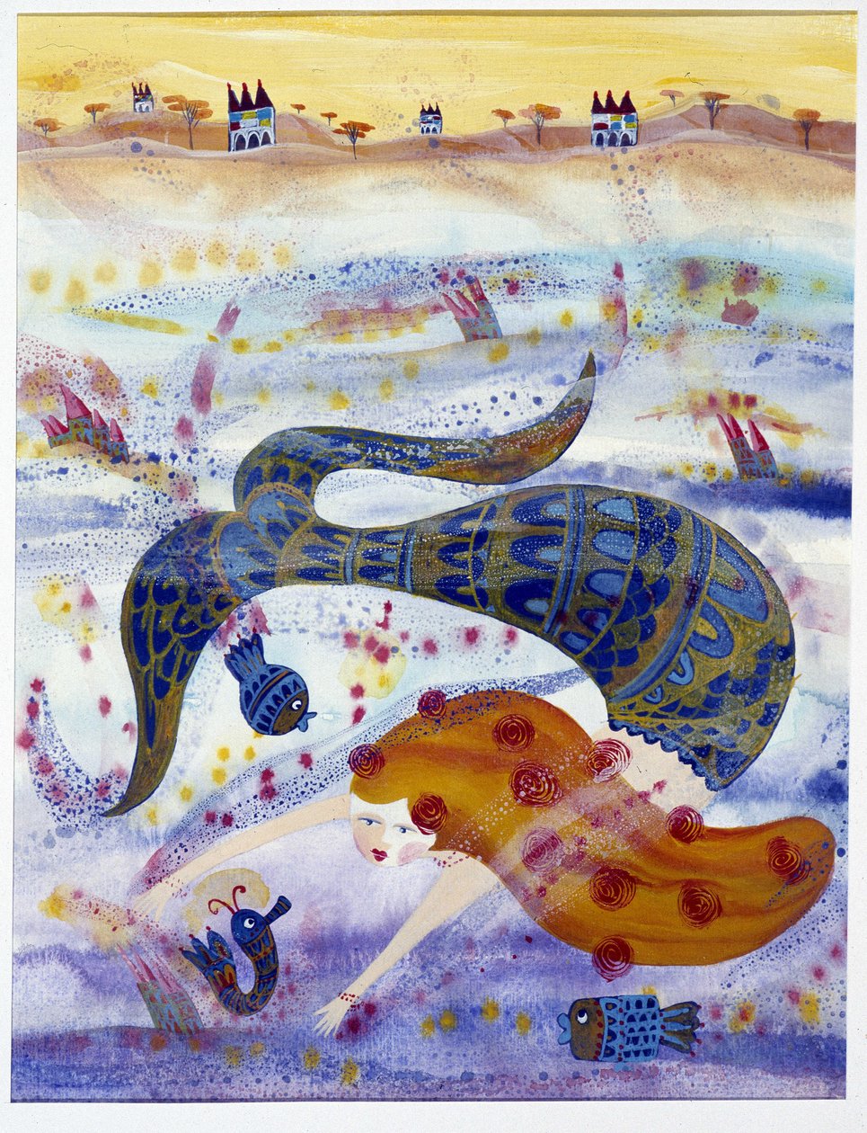 Syrenka - ilustracja autorstwa Patrizia La Porta autorstwa Patrizia La Porta