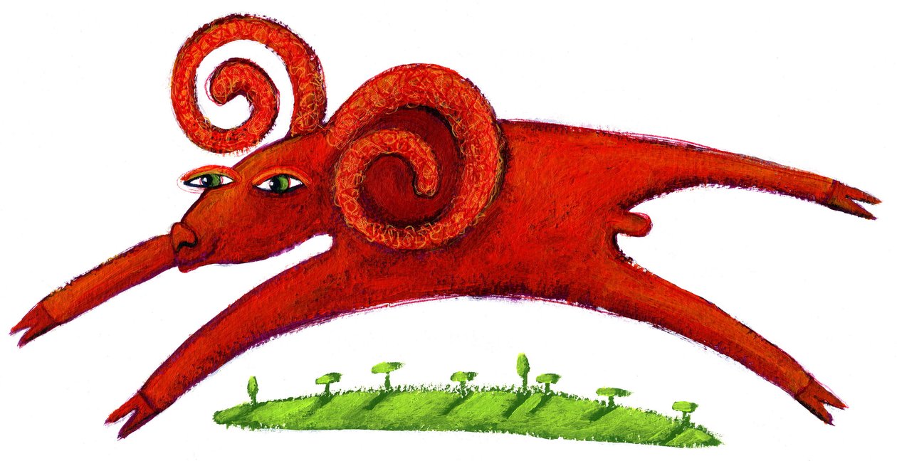 Reprezentacja znaku zodiaku Baran 2014 autorstwa Patrizia La Porta