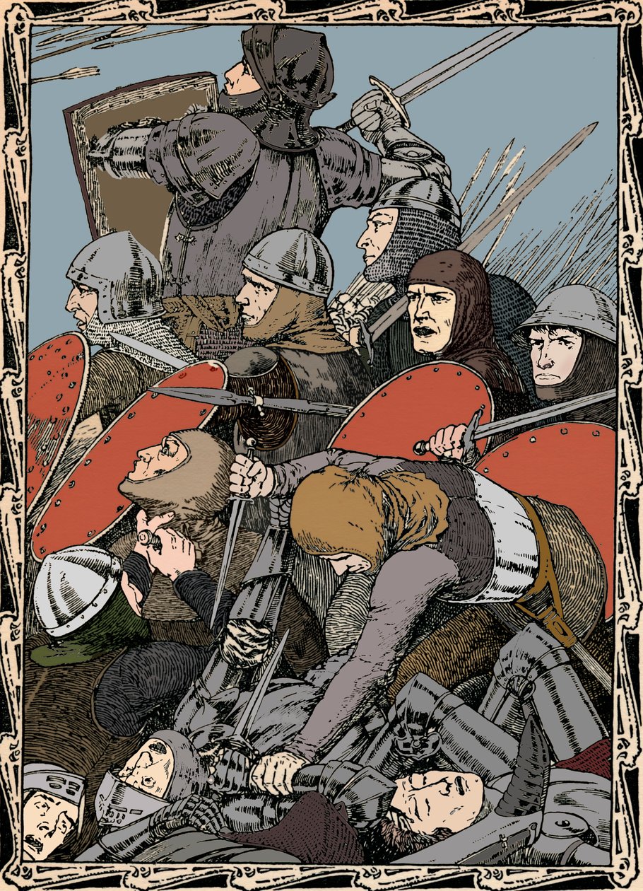W bitwie pod Agincourt, 1902 autorstwa Patten Wilson