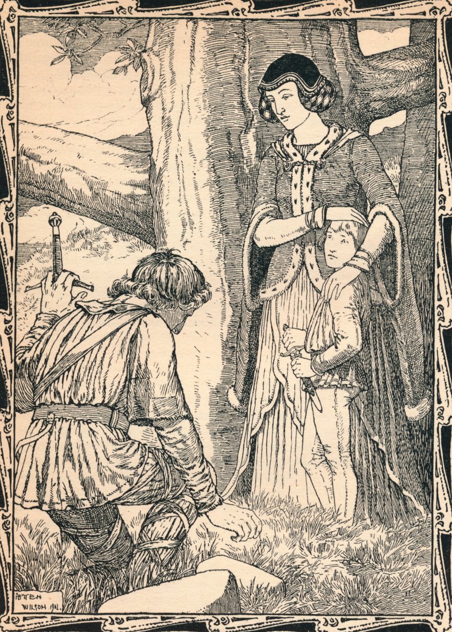 Margaret i złodziej, 1902 autorstwa Patten Wilson