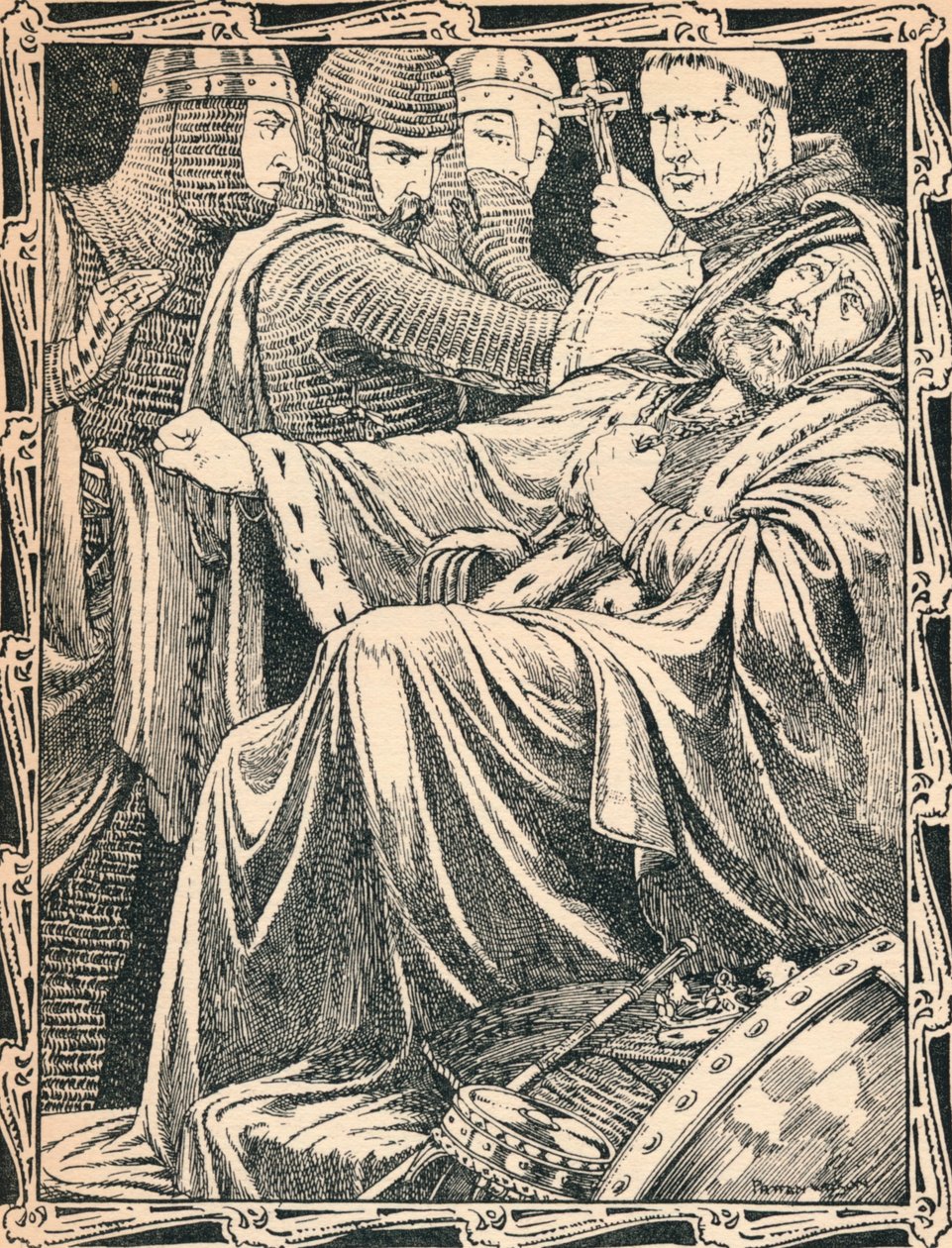 Śmierć króla Jana, 1902 autorstwa Patten Wilson