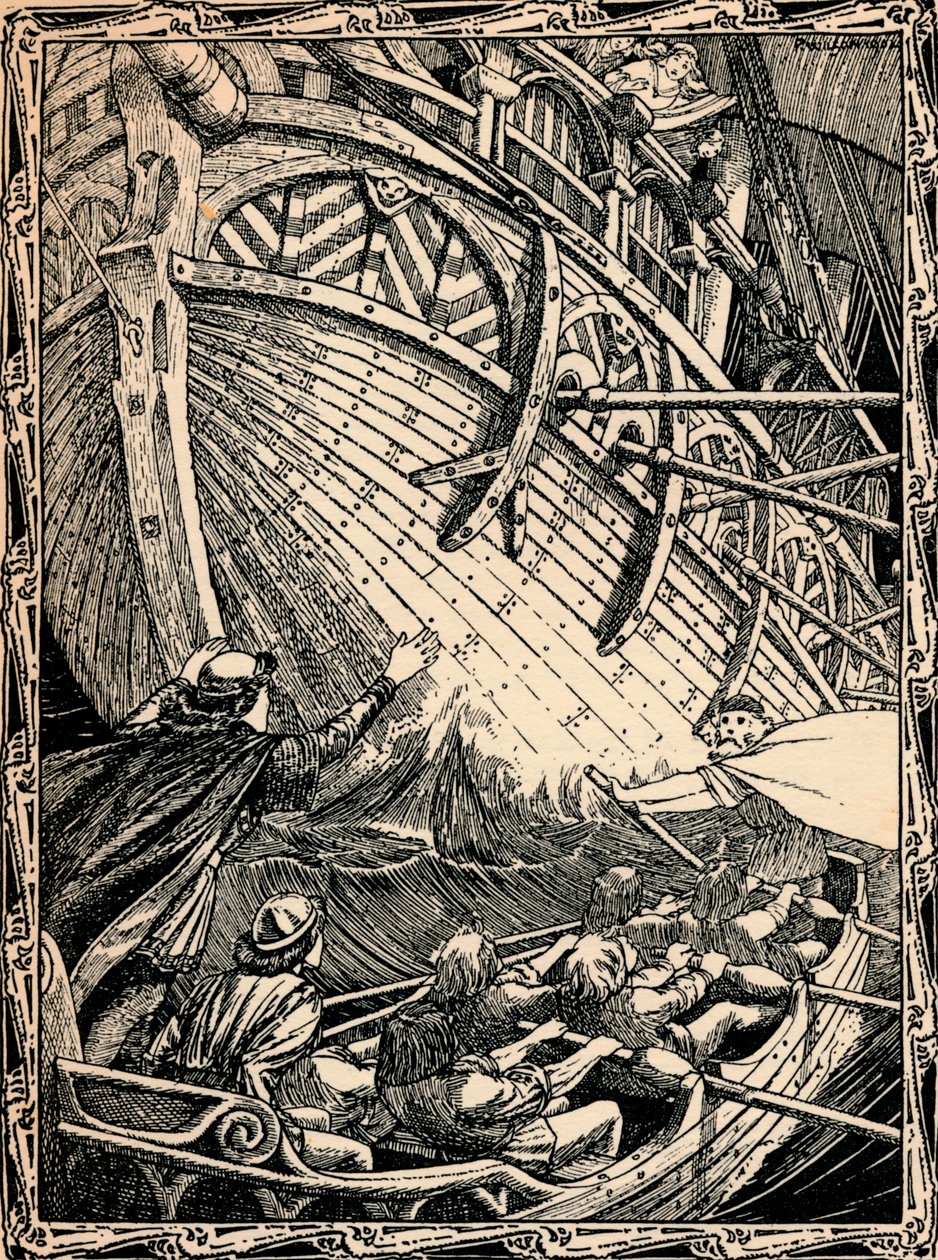 Biały statek, 1902 autorstwa Patten Wilson