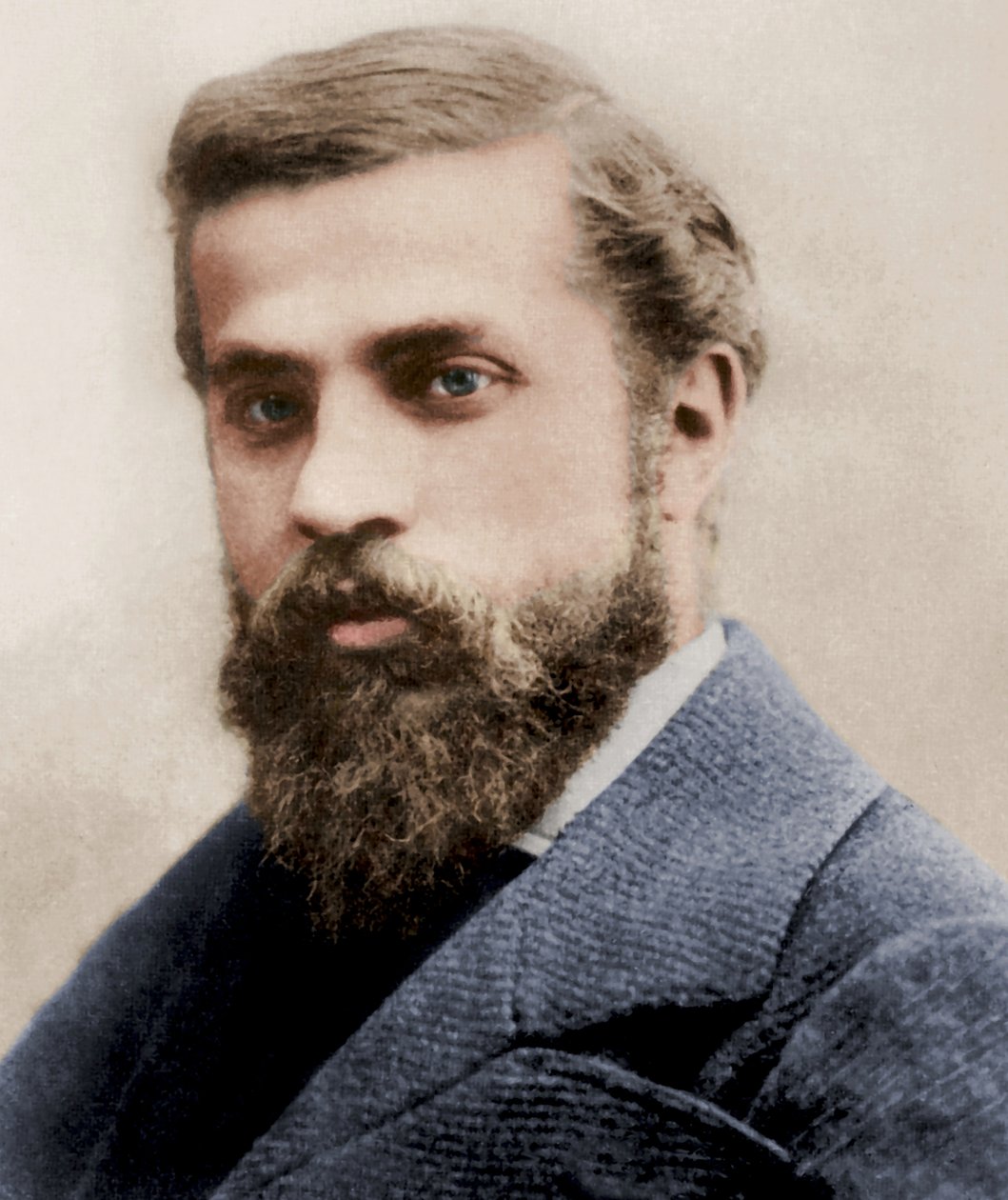 Portret Antoniego Gaudiego, ok.1878 autorstwa Pau Audouard