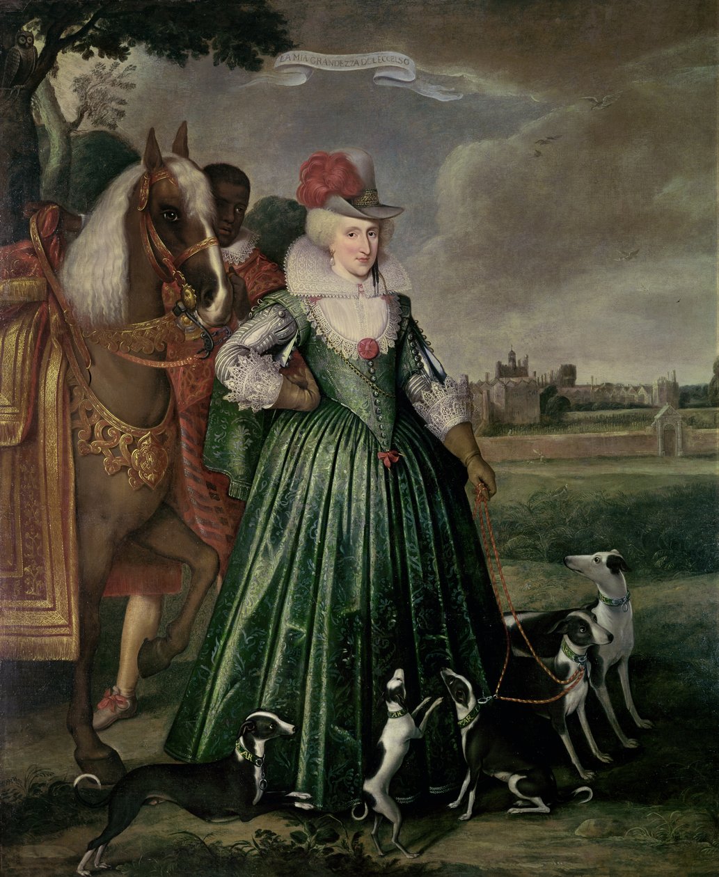 Anna Duńska, 1617 autorstwa Paul van Somer