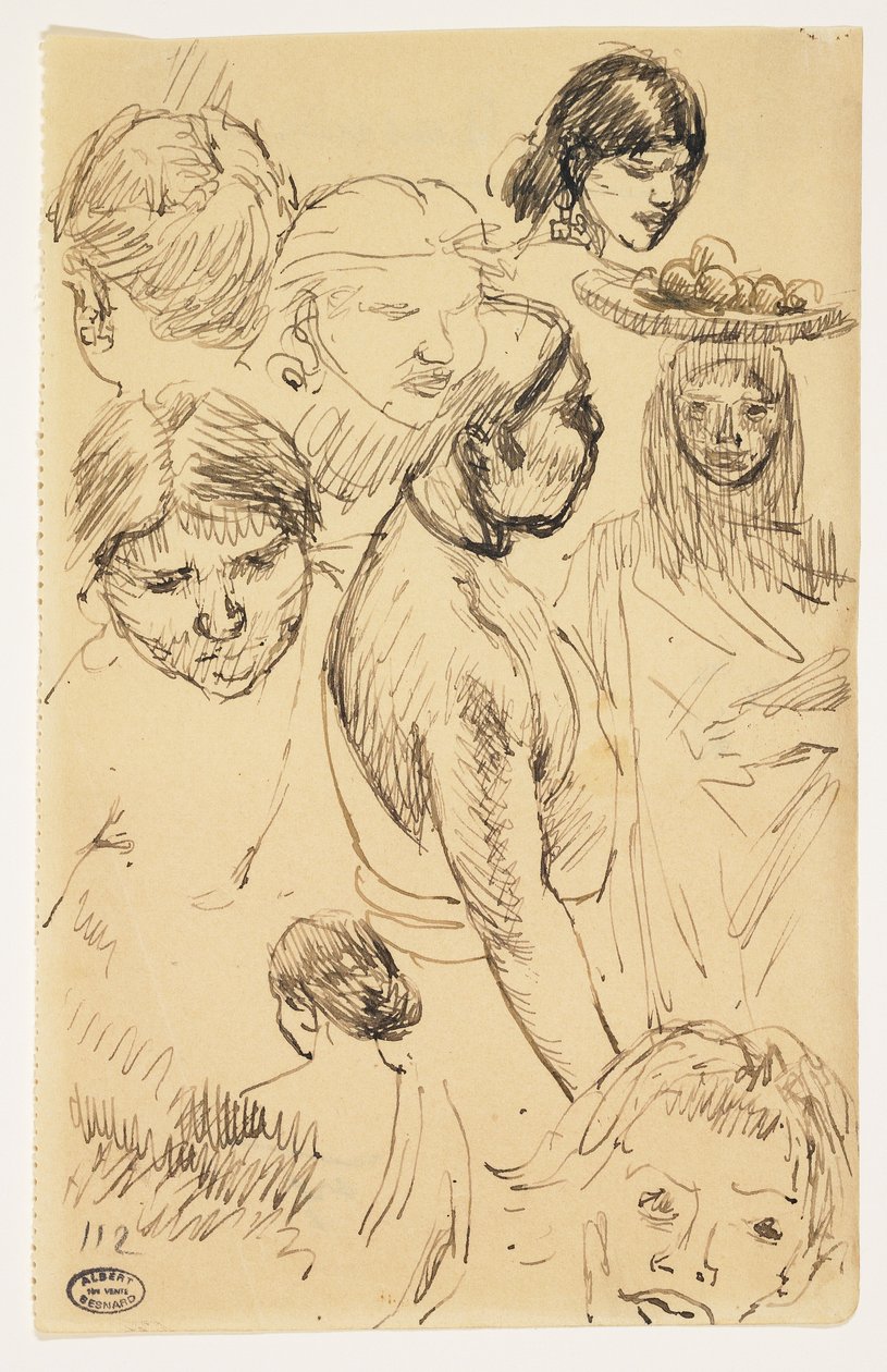 Studia nad kobietami autorstwa Paul Albert Besnard