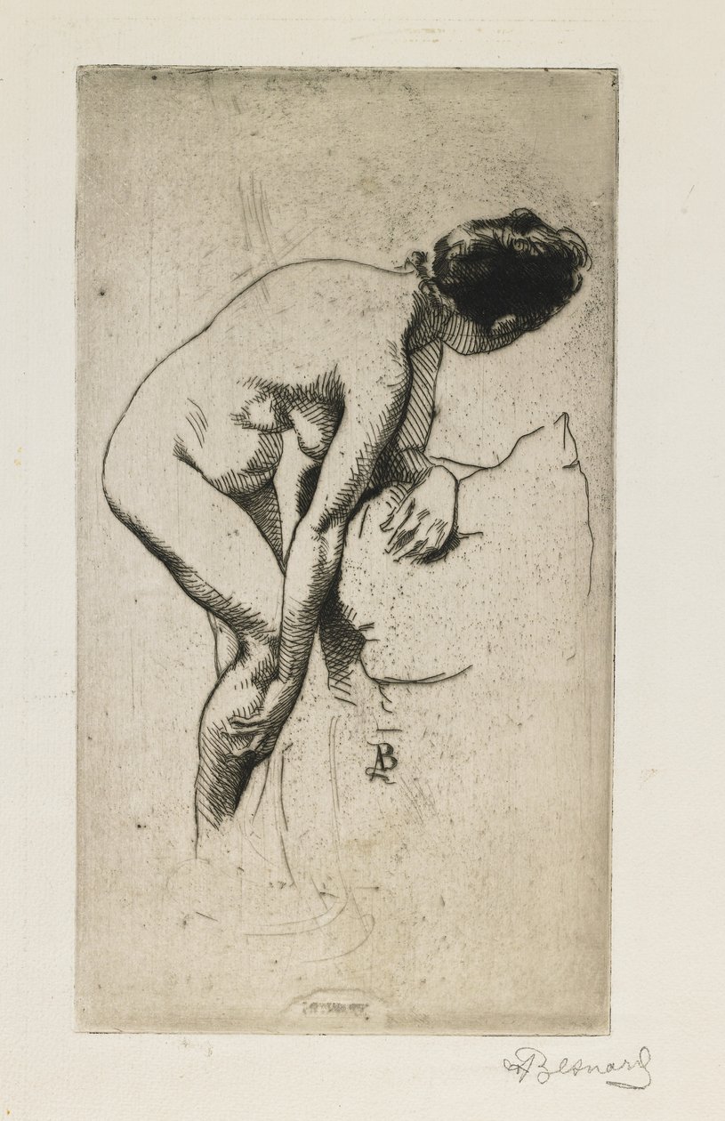 Studium nagiej figury kobiecej, 1886 autorstwa Paul Albert Besnard