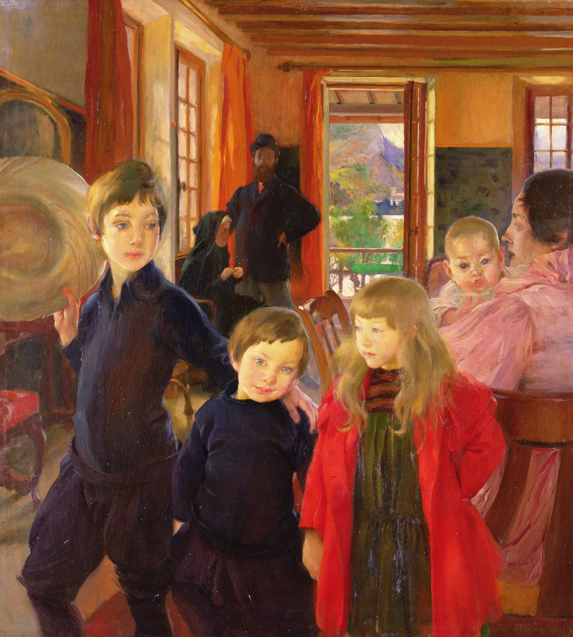 Rodzina artystów, 1890 autorstwa Paul Albert Besnard