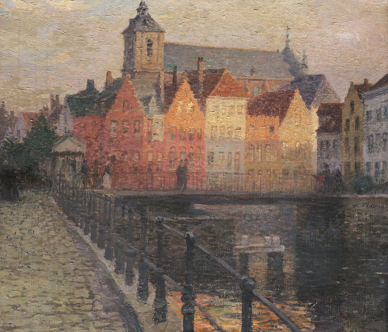 Quai de la Paille, Brugia autorstwa Paul Albert Steck