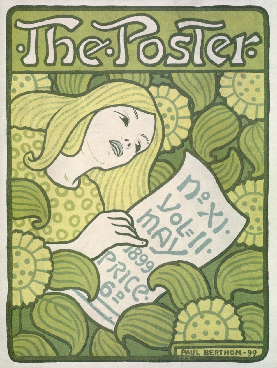 Przednia okładka Plakatu, t.II, nr 11, maj 1899 autorstwa Paul Berthon