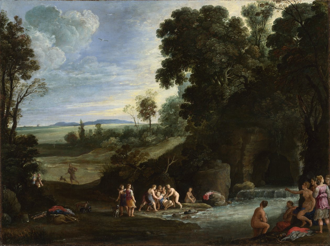 Diana i Callisto autorstwa Paul Bril